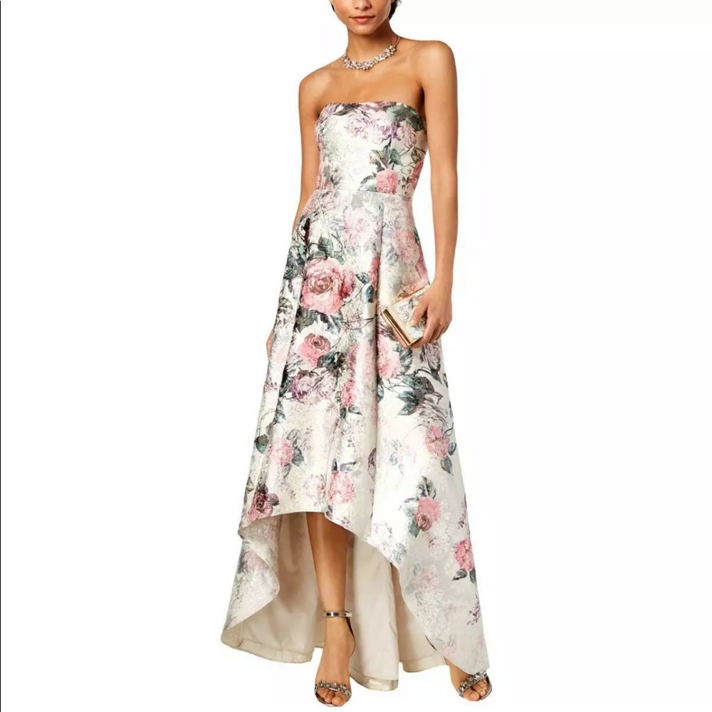 Adrianna Papell Floral, Formal Dress Gown, 10, NWT